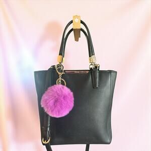 Coach Madison Saffiano Leather Mini North South Tote Bag